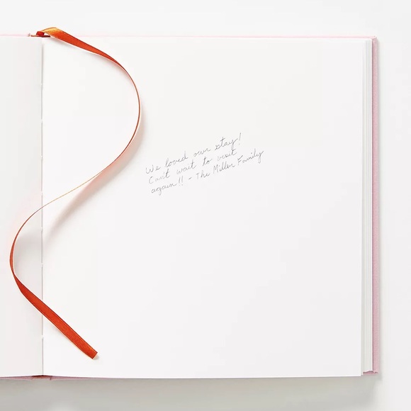 Anthropologie Printworks Be my guest memorable events guestbook - Picture 4 of 7